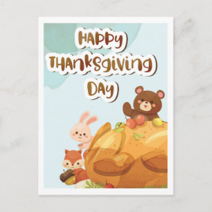 vykort för happy thanksgiving