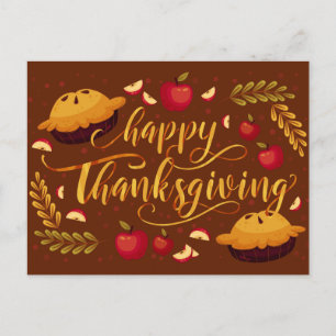 vykort för happy thanksgiving