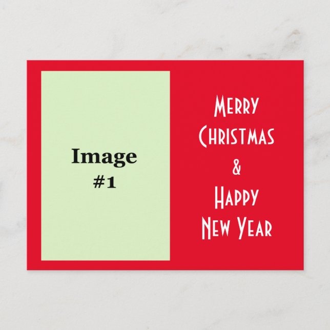 vykort för helgdag jul hälsning (Framsida)