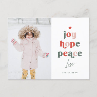 vykort för helgdag Ord Träd