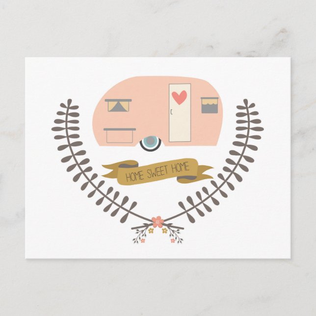 Vykort för hemmet - Vintage (Framsida)