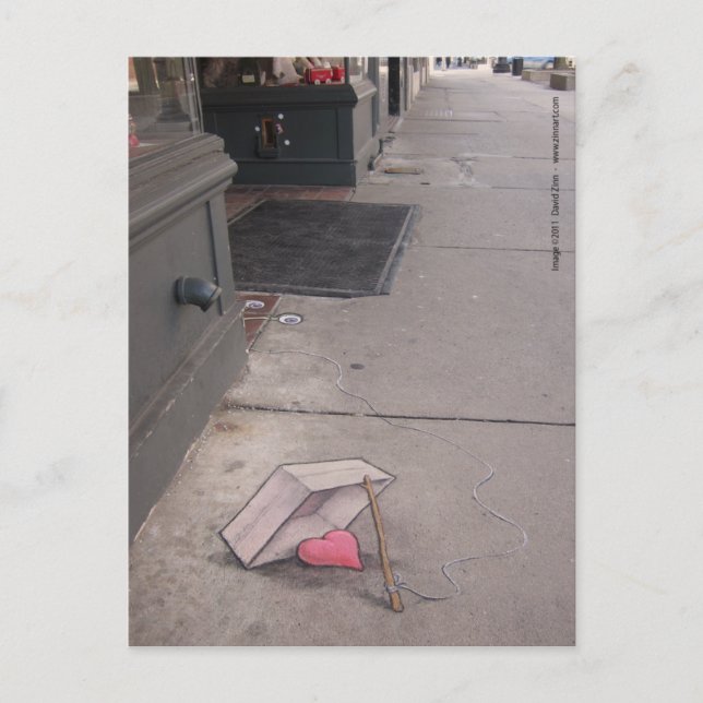 vykort för hjärtbete (Framsida)