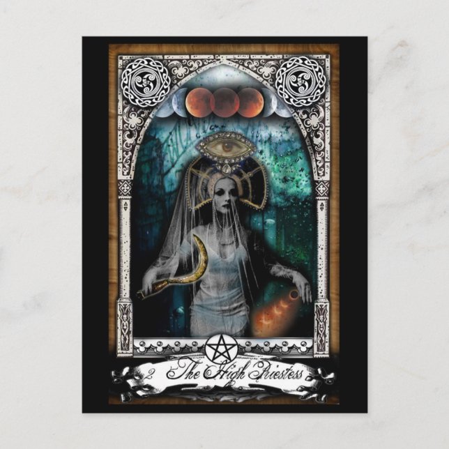 Vykort för högpristecken för Tarot Card (Framsida)