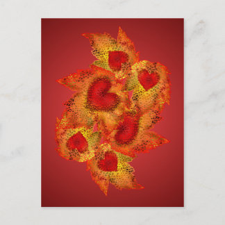 Vykort för hösthjärtan