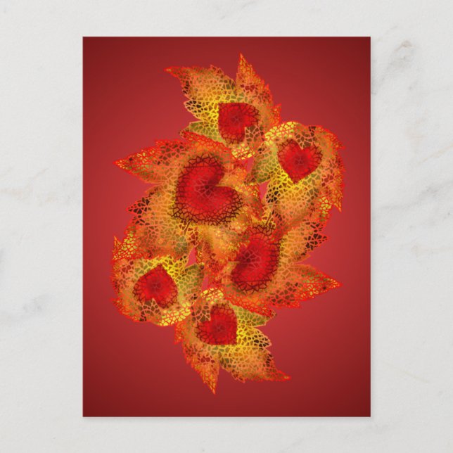 Vykort för hösthjärtan (Framsida)