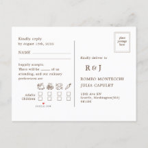 Vykort för inbjudan till OSA av inbjudan till Fall