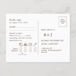 Vykort för inbjudan till OSA av inbjudan till Fall