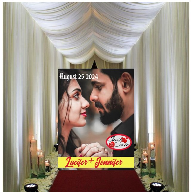 vykort för inbjudningar till Modern Elegant Person (Skapare uppladdad)