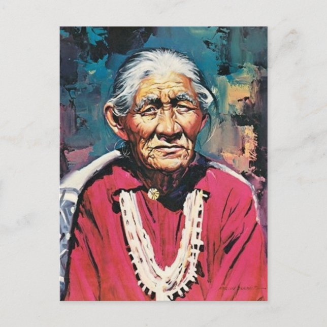 vykort för indian (Framsida)