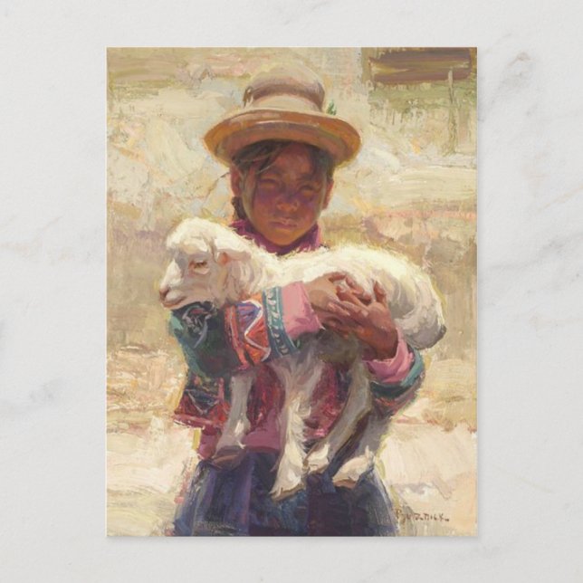 vykort för indian (Framsida)