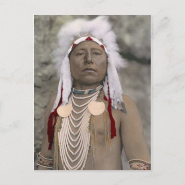 vykort för indian (Framsida)