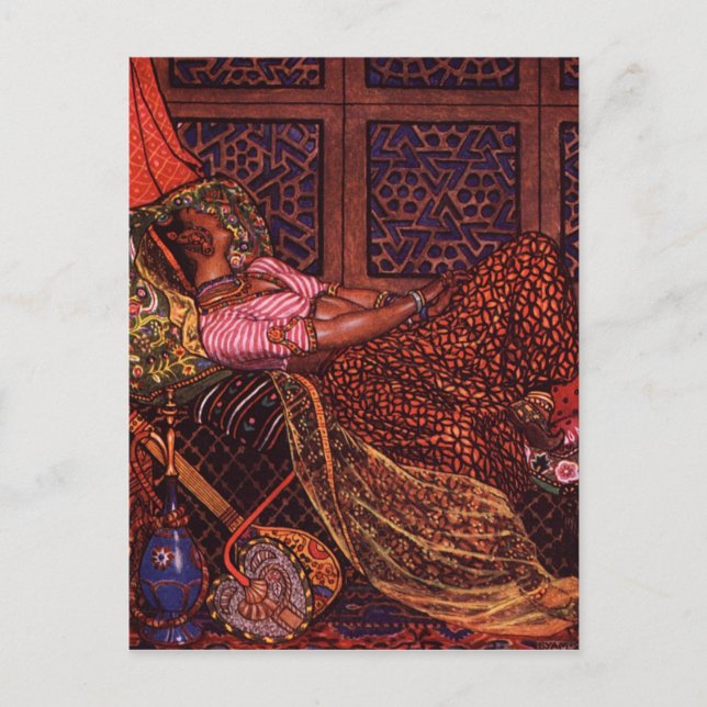 vykort för Indiens konst (Framsida)