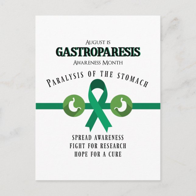 vykort för information om Gastroparesis Support (Framsida)