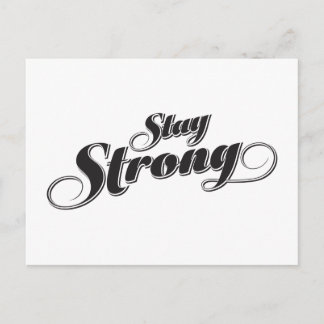 Vykort för inspirationerande motiv med starka cita