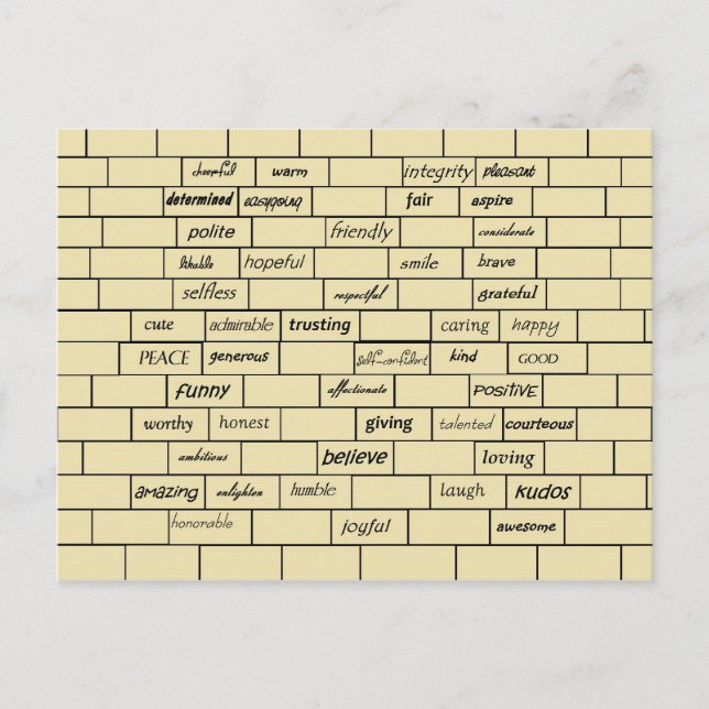 vykort för inspirationsgraffiti (Framsida)