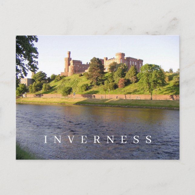 vykort för inverness Castle-vy (Framsida)