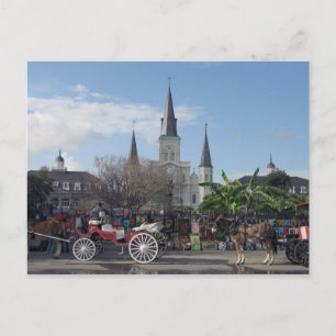 vykort för Jackson Square-New Orleans