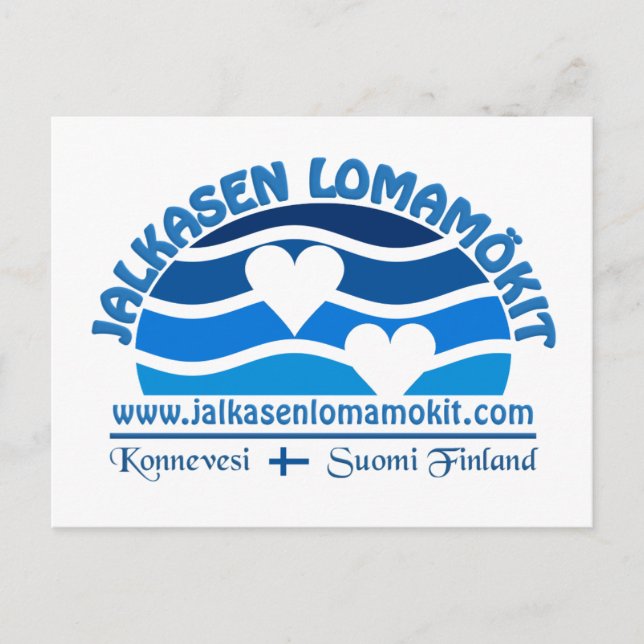 vykort för Jalkasen Lomamökit (Framsida)