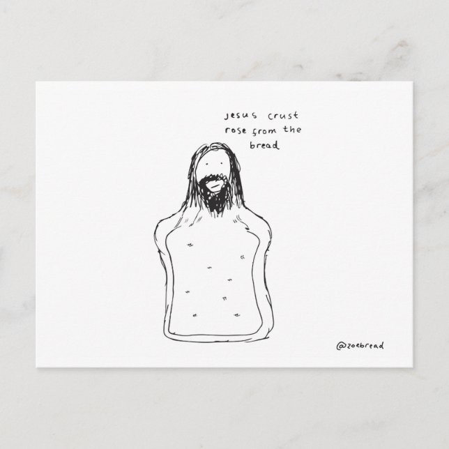 vykort för jesus crust (Framsida)