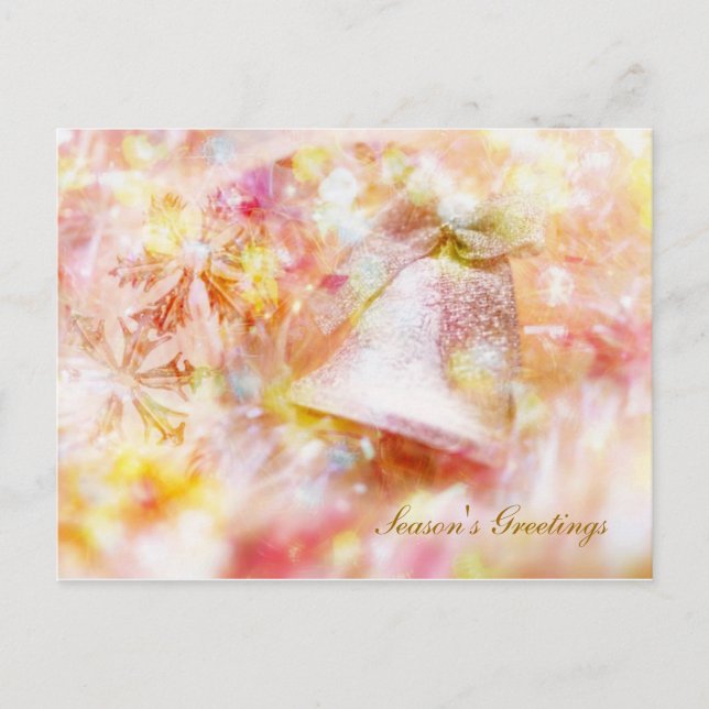 Vykort för julgranar i klockor (Framsida)