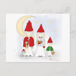 Vykort för julgranar i Syskon