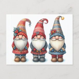 Vykort för julgranar - trio