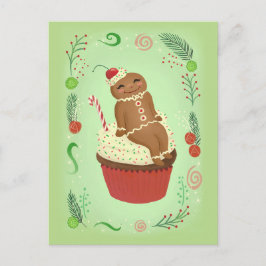 Vykort för julhälsning, Pepparkaksgubbe