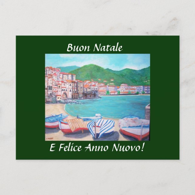 Vykort för julhälsningar (Framsida)