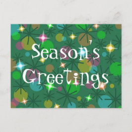 vykort för julhälsningar i Ljus