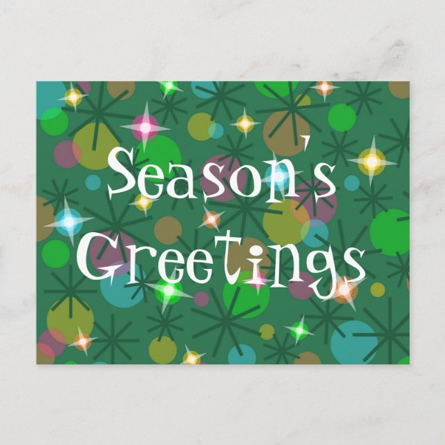 vykort för julhälsningar i Ljus (Framsida)