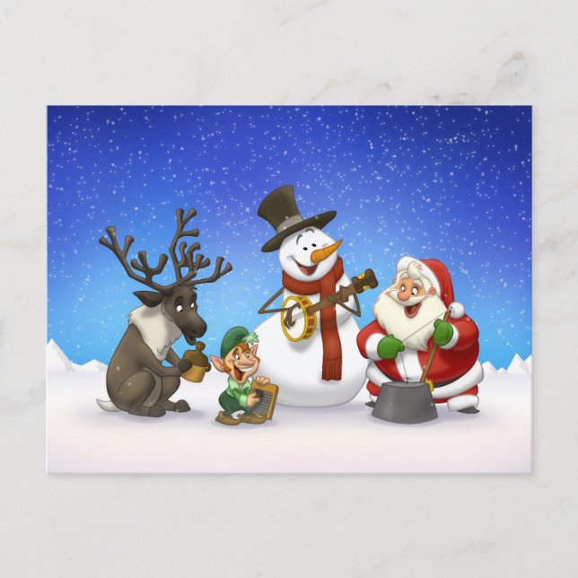 Vykort för juljug (Framsida)