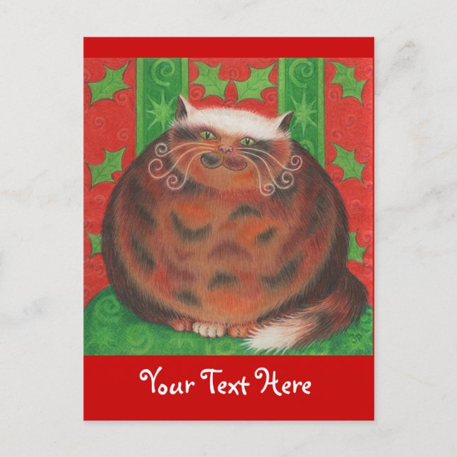 vykort för julklapp "Din text" (Framsida)