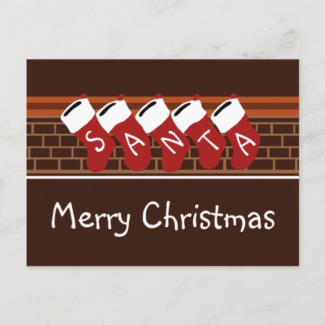 Vykort för julklapp, Helgdag (Framsida)