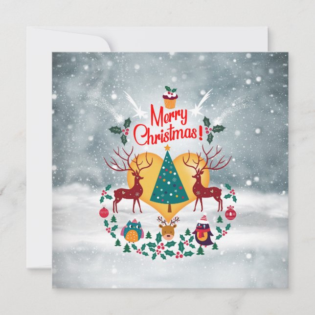 Vykort för julkunds meddelande (Framsida)