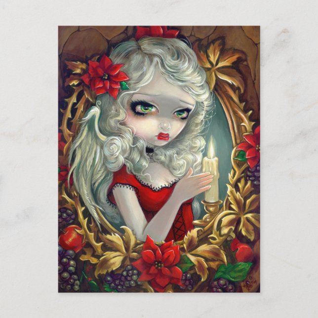 Vykort för julljus (Framsida)