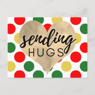 Vykort för julsändning av Hugs Helgdag