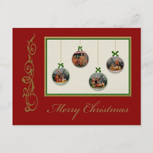 Vykort för jultomatiskscen, Anpassade (Framsida)