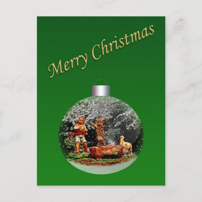 Vykort för jultomatiskscen, Anpassade (Framsida)