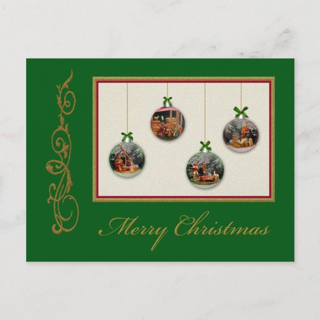 Vykort för jultomativitetsscenarier Anpassade (Framsida)