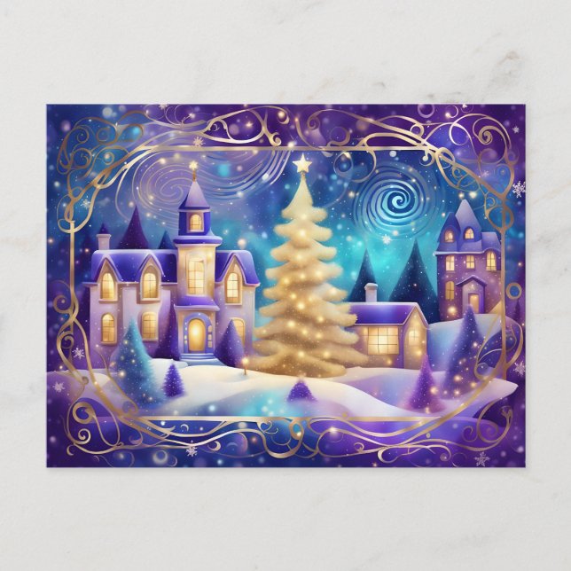 vykort för jultomstadskorgen (Framsida)