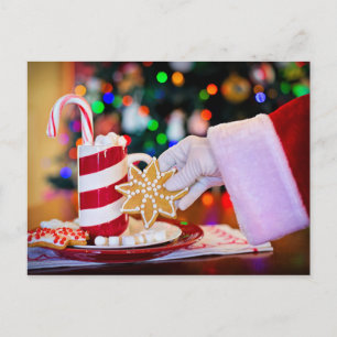 vykort för jultomten-cookies