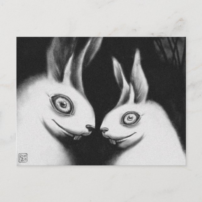 vykort för kaniner (Framsida)