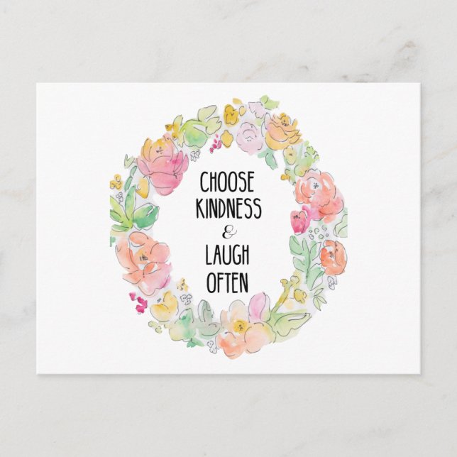 Vykort för känslolöshet och lockinspiration till B (Framsida)