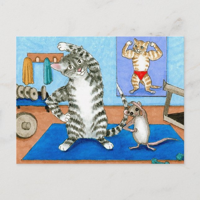 vykort för katt 458 (Framsida)