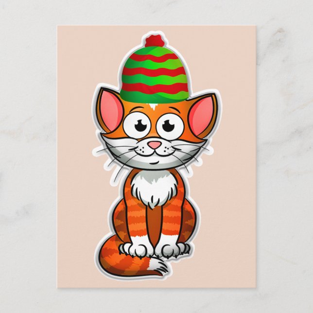 vykort för kattunge (Framsida)