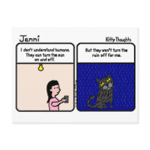 vykort för kattunge-tankar