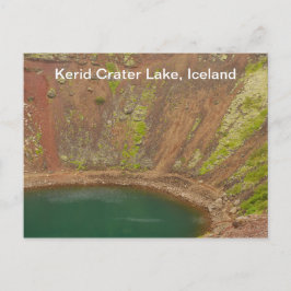 Vykort för Kerid kraterisland