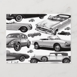Vykort för klassiska bilar