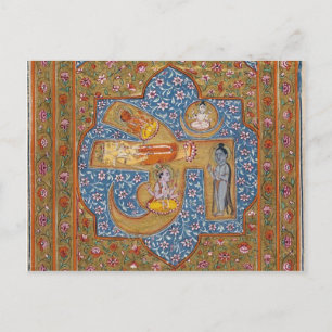 vykort för konst, Hindu om Aum-symbol