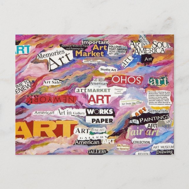 vykort för konsthändelse (Framsida)